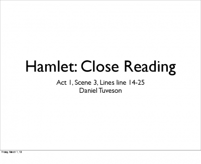 dtuveson Passage Annotation
