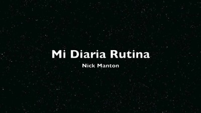 Nmanton mi diaria rutina