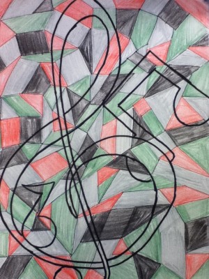 Cubism Music Notes