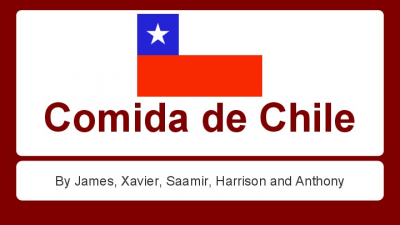Chile Foods Presentation